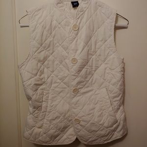 GAP off-white lightweight vest